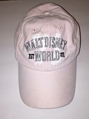 WALT DISNEY WORLD “EST 1971” ADULT CAP, LIGHT PINK WITH SNAP BUCK CLOSURE - Изображение 1 из 4