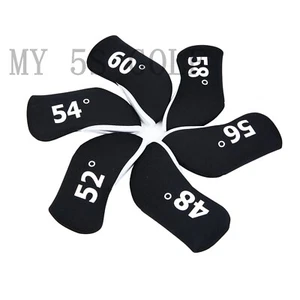 Juego de 6 cubiertas de cabeza de cuña de golf de neopreno 48,52,54,56,58,60 grados - Imagen 1 de 9