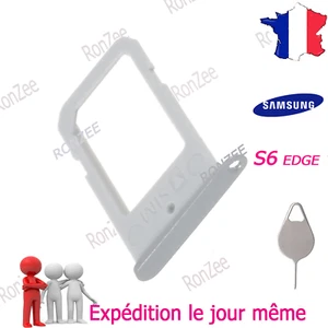 🇫🇷 TIROIR CARTE SIM PLATEAU SD POUR SAMSUNG GALAXY S6 Edge ( SM-G925 ) ✅ - Imagen 1 de 5
