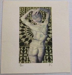 Original Lithograph by Cuban Artist Jose Gomez Fresquet (Fremez) -Signed - Arts - Picture 1 of 3