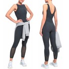 Adidas Warp Knit Onesie Damen Bodysuit Jumpsuit Training Anzug Yoga Onesie S M