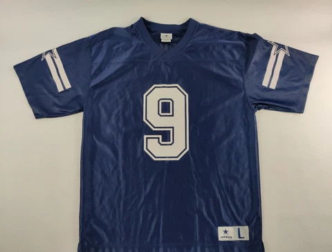 Dallas Cowboys Tony Romo NFL Football Jersey Size L Cover