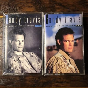 Randy Travis ‘Greatest Hits’ (2) Cassette Lot! 1992, Warner Bros * NEW SEALED - Bild 1 von 2