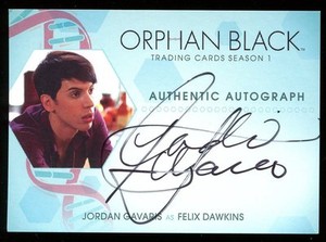 Cryptozoic Orphan Black Season 1 AUTO Card - Jordan Gavaris as Felix Dawkins