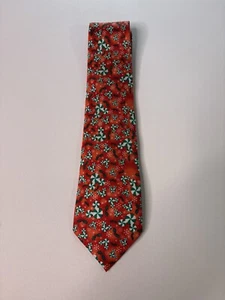 DISNEY Christmas Tie Mickey Mouse Ears w/ Peppermints Green Red White - Picture 1 of 4