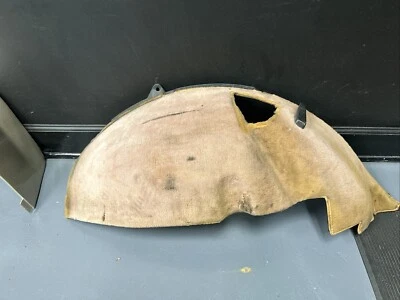 Mercedes Benz W123 300td Left Rear Interior Wheel Liner Tan Carpet - Image 1 of 4