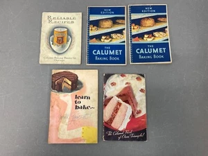 5 - vintage Calumet Baking Powder Co. Cookbooks Recipes - Picture 1 of 19