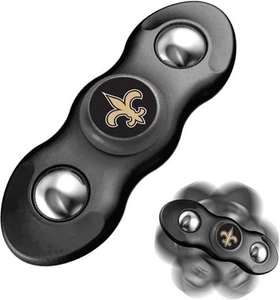 New 2 in 1 NFL New Orleans Saints Flik Fidget Spinner and Rollng Fidget Balls - Picture 1 of 1