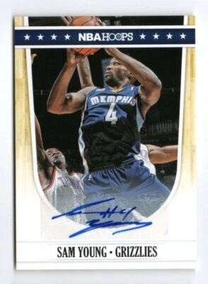 Sam Young 2011-12 Hoops Autographs #112 - Image 1 of 2