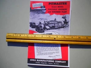 Cedar Rapids Cedarapids Reuhl Modell Rock Brecher Pitmaster Spielzeug Anleitung - Bild 1 von 4
