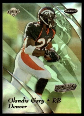 1999 Collector's Edge Masters HoloGold Olandis Gary 11/25 Denver Broncos #63 - Image 1 of 2