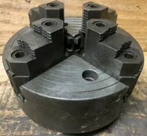 10" Cushman Chuck  4 Jaw Independent Lathe Chuck  Revers. Jaws 4 x D1-8 Special - Picture 1 of 8