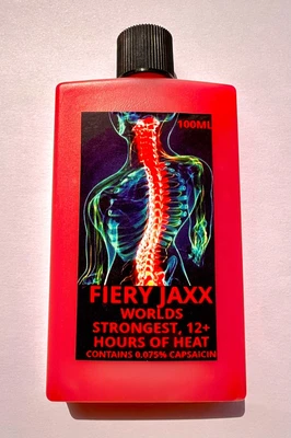 FIERY JACK Deepest heat Hottest Products in the world* Pain Creams. Axsain, Zacin, HOT ..