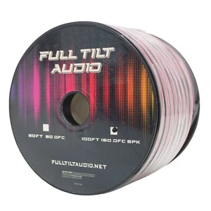 Full Tilt Audio 16GA verzinnt sauerstofffrei Kupfer Lautsprecher Kabel rot/schwarz Menge - Bild 1 von 4