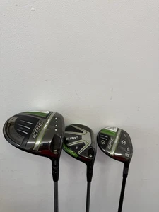Callaway Epic Max Wood Set Driver / 3 Wood / 5 Wood / Regular Flex Shaft - Picture 1 of 8