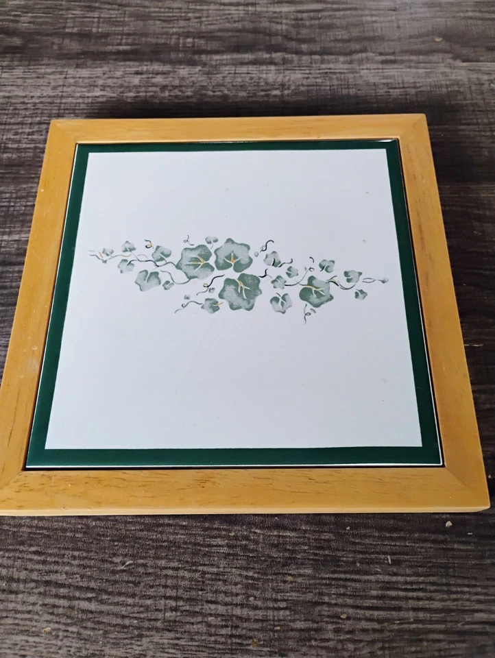 CORELLE COORDINATES CALLAWAY TRIVET OR WALL DECOR GENTLY USED FREE USA SHIPPING - Image 1 of 3