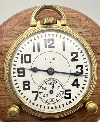 Elgin BW RAYMOND Gr. 478 16s Model 15 21J Railroad Gold Filled Pocket Watch RUNS - Image 1 of 4