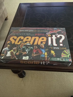 Mattel Scene It? ESPN Sports Edition DVD Board Game 2005 New Sealed Vintage - Image 1 of 4