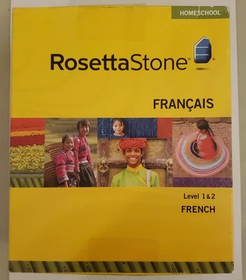 Rosetta Stone French / Francais Levels 1 & 2 with Headset Microphone Open Box - Image 1 of 2
