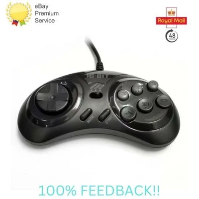 6 Button Gamepad Controller For SEGA MEGADRIVE & GENESIS Turbo and Slow Function - Image 1 of 4