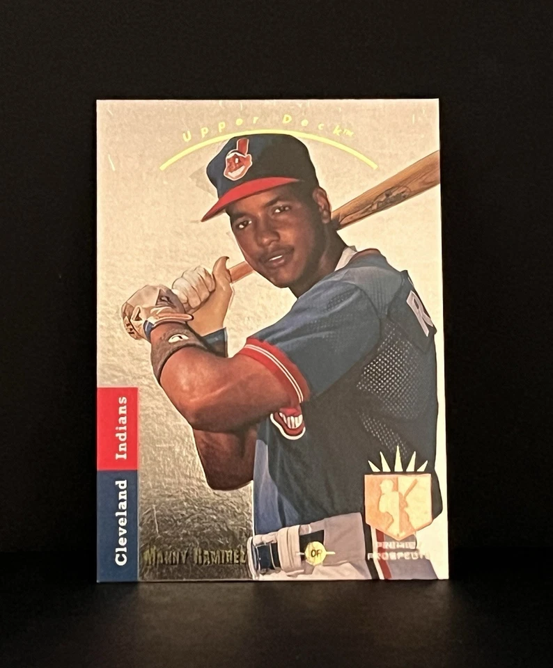 Manny Ramirez 1993 Upper Deck SP Foil RC - Cleveland Indians #285 NM-MT+ - Image 1 of 4
