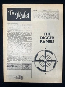 THE REALIST Magazine - No. 81, August 1968 -- The Digger Papers - Imagen 1 de 8