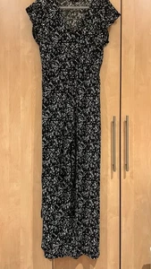 Black And White George Jumpsuit Size 12 - Picture 1 of 10