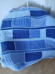 Handmade Crochet Baby Blanket Twinkle Twinkle Little Star - Picture 1 of 2
