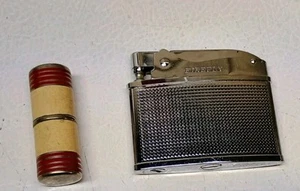 Vintage Firefly Silver Flat Lighter Japan & Strika-lite Mini Made In USA. RARE - Picture 1 of 3
