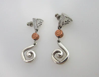 Висячие серебряные медные серьги Brighton Pablos Passion - Изображение 1 из 4