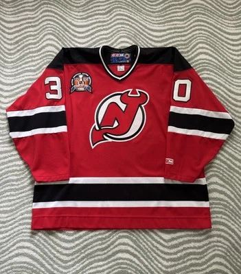 Vintage 90s New Jersey Devils #30 Martin Brodeur CCM NHL Hockey Jersey Men’s XXL - Image 1 of 4