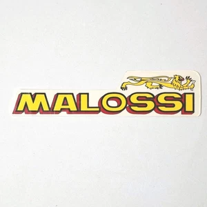 Malossi Sticker Anni 80 Vintage Moto Italia 13 Cm - Picture 1 of 2