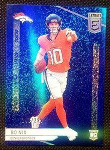 2024 Panini + Topps Bo Nix RC Lot Of (15) Elite Status #140/299! Broncos QB - Picture 1 of 7