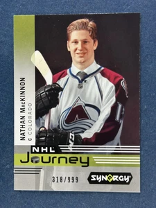 2019-20 Upper Deck Synergy NHL Journey Nathan McKinnon Avalanche/999 - Imagen 1 de 2