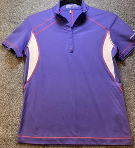 Nike Golf Shirt Fit Dry Womens Small (4-6) Hawaii Prince Golf Club Purple - Picture 1 of 7