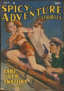 Spicy Adventure Stories 1941 octubre. Pulpa - Imagen 1 de 2