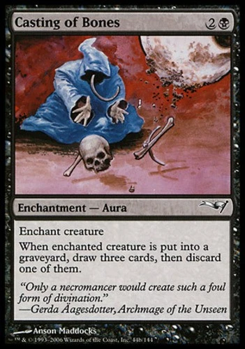 Casting of Bones - Coldsnap Theme Deck Reprints #44b/144 MTG Magic The Gathering - Image 1 of 1