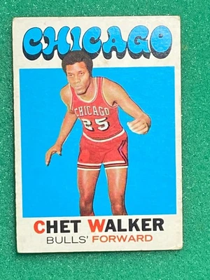 1971-72 Topps - Chet Walker #66 - Chicago Bulls - Image 1 of 2