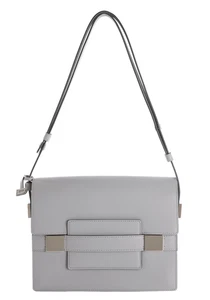 Delvaux Madame Schultertasche Leder taubengrau neuwertig - Bild 1 von 21