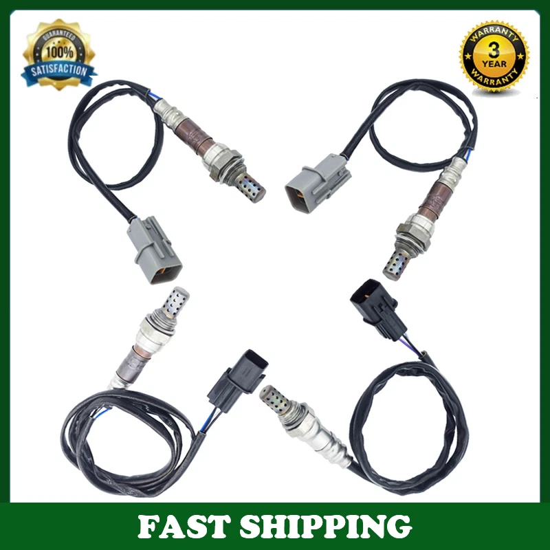 4 sensores de oxígeno aguas arriba + aguas abajo para Mitsubishi Galant 2004-2012 2,4 L L4 Foto 1 de 4