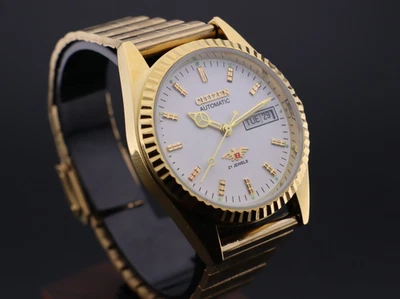 Reloj Pulsera Hombre Automático Vintage Citizen 8200A Movimiento Japón - Día/Fecha Foto 1 de 4