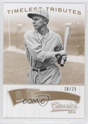 2014 Panini Classics Timeless Tributes Gold /25 Rick Ferrell #110 HOF - Image 1 of 2