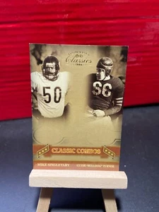 2006 Donruss Classics Classic Combos Gold #9 Mike Singletary Bulldog Turner /100 - Picture 1 of 1
