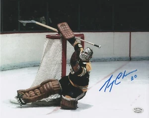 Gerry Cheevers Signed Autographed 8x10 Photo NHL Boston Bruins Legend HOF - Picture 1 of 1