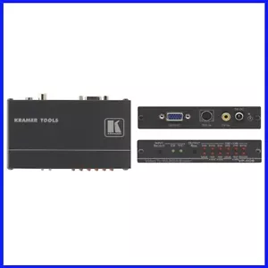 Kramer VP-409 Video to WUXGA Scaler - Picture-in-Picture - RS-232/Ethernet Ports - Picture 1 of 24