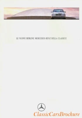 Brochure Depliant Mercedes Classe E W120 1996 Italiano 60 pagine Come Nuova - Immagine 1 di 4