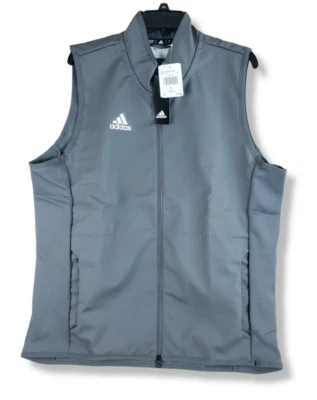 Adidas Men's Game Mode Vest  Gray White Large - Image 1 of 4