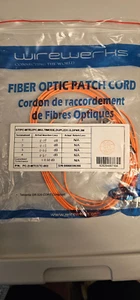 Wirewerks Duplex Fiber Optic Patch Cable - ST-MTRJ- 3 Meters - Picture 1 of 5