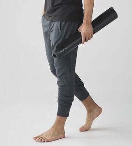 Lululemon Men’s Intent Jogger Pant Yoga / Training Size M Heathered Grey Black