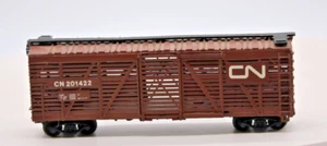 Life-Like HO Scale Canadian National CN 201422 Stock Cattle Car 1:87 Gauge Brown - Picture 1 of 5
